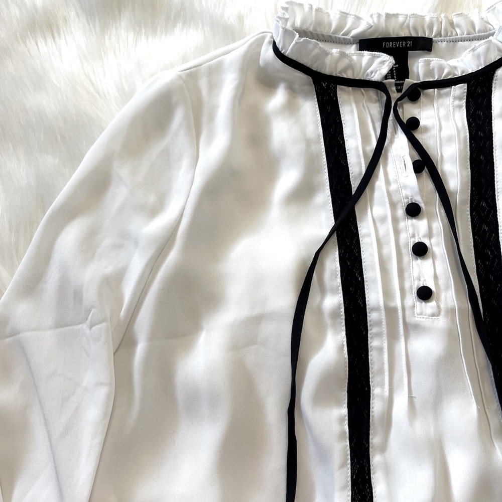 Forever 21 white blouse